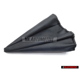 Original VW Gearshift Lever Trim (Leatherette) Black - 191711115C C22
