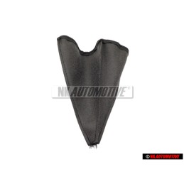 Original VW Gearshift Lever Trim (Leatherette) Black - 191711115C C22