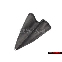 Original VW Gearshift Lever Trim (Leatherette) Black - 191711115C C22
