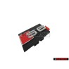 Original Audi S6 Front Grill Badge Emblem Black Chrome Red - 4B3853735A 2ZZ
