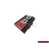 Original Audi S6 Front Grill Badge Emblem Black Chrome Red - 4B3853735A 2ZZ