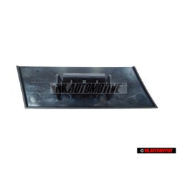 Original Audi S6 Front Grill Badge Emblem Black Chrome Red - 4F0853736F 2ZZ