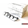 Original VW 16V Front Grill Badge Emblem Silver - 535853679C GX2