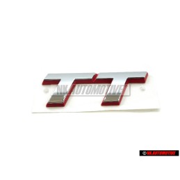 Original Audi TT Rear Boot Badge Emblem Chrome Red - 8N0853743C 2ZZ