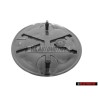 Original VW Rear Boot Badge Emblem Black 50mm - 191853601B MY8