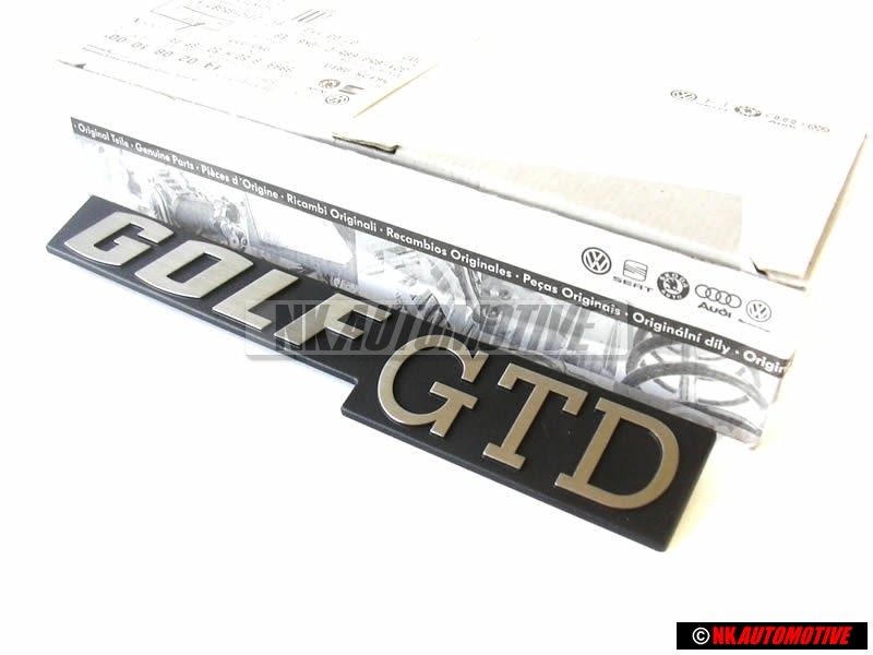 Original VW GOLF GTD Rear Boot Badge - 171853687 BD