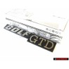 Original VW GOLF GTD Rear Boot Badge - 171853687 BD