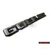 Original VW GOLF GT Rear Trunk Boot Badge Emblem - 191853687H GX2