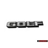 Original VW GOLF Rear Badge Emblem White - 191853687F QK6