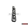 Original VW GOLF Rear Badge Emblem White - 191853687F QK6