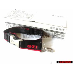 Original VW GTI Lanyard Black Red - 000087610 FWC