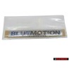 Original VW BLUE MOTION Rear Trunk Boot Badge Emblem - 3C0853675AJWWS