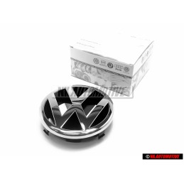 Original VW Front Grill Badge Emblem Chrome - 3B0853601 ULM