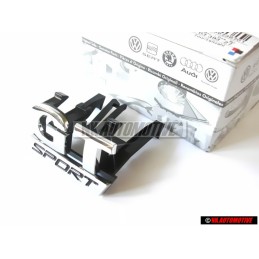 Original VW GT SPORT Front Grill Badge Emblem Chrome - 1K6853679C FXC