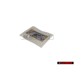 Original VW R Rear Trunk Boot Badge Emblem Chrome - 1K8853675K FXC