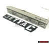 Original VW JETTA C Rear Boot Badge Emblem Brushed Silver - 161853687Q