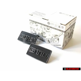Original VW Inscription Gtd Satin Black Chrome Special - 165853688B GX2