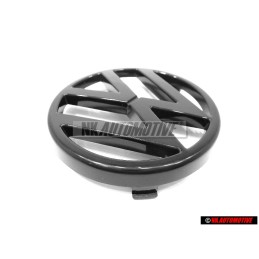 Original VW Front Grill Badge Emblem Black - 165853601A 01C