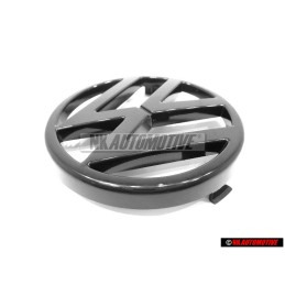 Original VW Front Grill Badge Emblem Black - 165853601A 01C