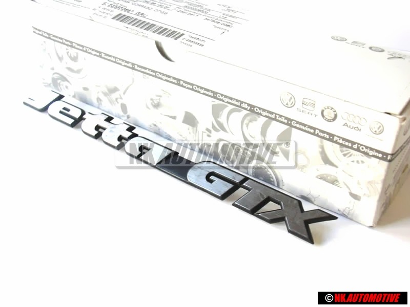 Original VW JETTA GTX Rear Trunk Boot Badge Emblem - 165853687N GX2