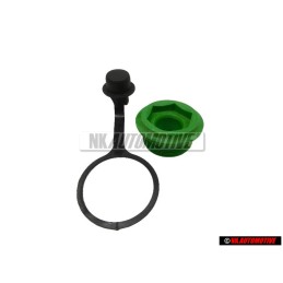 Original VW SET Gearbox Inspection Plug & Cap Green - Golf MK1/2/3 Cabriolet