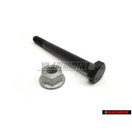 Original VW SET Front Suspension Strut Hub Pinch Bolt & Nut - Passat Phaeton