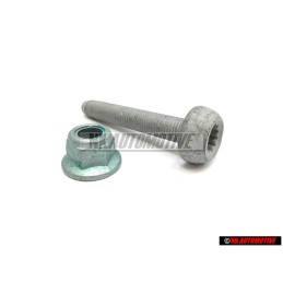 Original VW SET Front Suspension Strut Pinch Bolt & Nut - Golf MK5/6/7 Scirocco