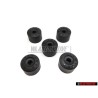 Original VW SET 4xWheel Nut Bolt Cap & 1x Locking Cap - Golf MK5/6/7 Scirocco 3