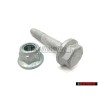 Original VW SET Front Suspension Strut Pinch Bolt & Nut - Golf MK4 Beetle Bora