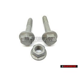 Original VW SET Front Suspension Wishbone Arm Bolts Nut - Golf MK4 Bora