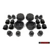 Original VW SET 4 Wheels Centre Hub Caps & Bolt Caps - Golf MK1/2 Cabriolet