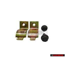 Original VW Repair Kit Front Anti Roll Bar Clamp with Bolts - Golf MK2/Corrado