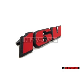 Original VW 16V Front Grill Badge Emblem Red - 535853679A QN5