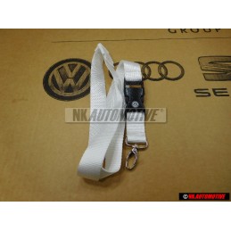 Original VW Lanyard White - 000087610S 084