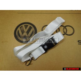 Original VW Lanyard White - 000087610S 084
