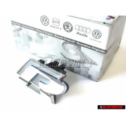 Original VW R LINE Front Grill Badge Emblem Chrome - 1K8853679B FXC