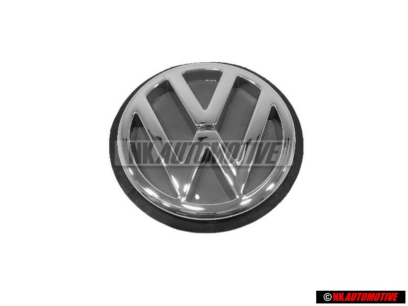 Original VW Rear Badge Emblem Chrome - 1H6853630 WV9