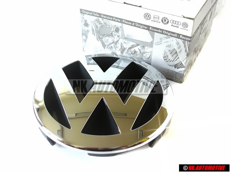 Original VW Front Grill Badge Emblem Chrome - 3C0853601C FDY