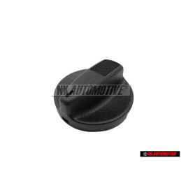 Original VW Knob Satin Black - 1H081912901C