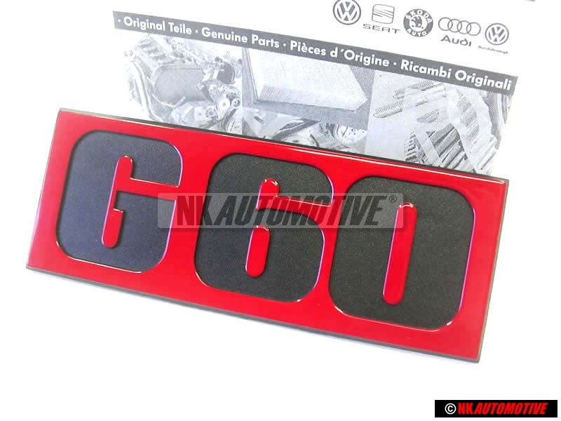 Original VW G60 Front Grill Badge Emblem - 191853679G
