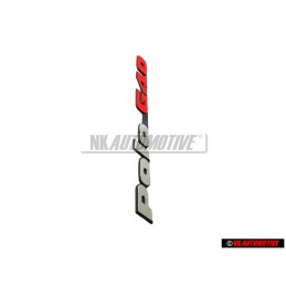 Original VW POLO G40 Rear Boot Badge Emblem Chrome Red - 871853687E VD9