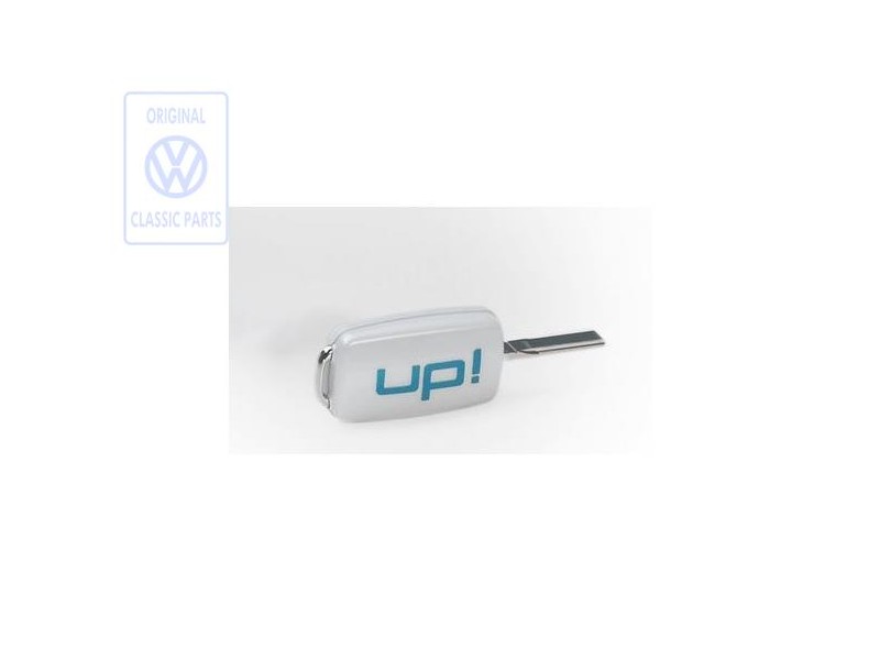 Original VW Key Cover White/Blue - 1S0087012C TL8