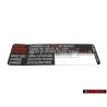 Original VW Attention Sticker For Toothbelt - 059010158A