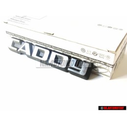 Original VW CADDY Rear Trunk Boot Badge Emblem Chrome - 147853687