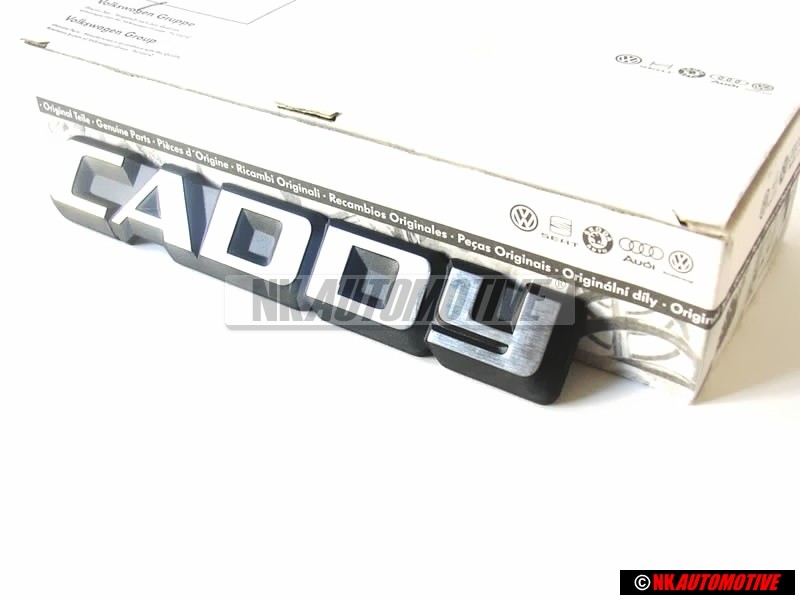 Original VW CADDY Rear Trunk Boot Badge Emblem Chrome - 147853687