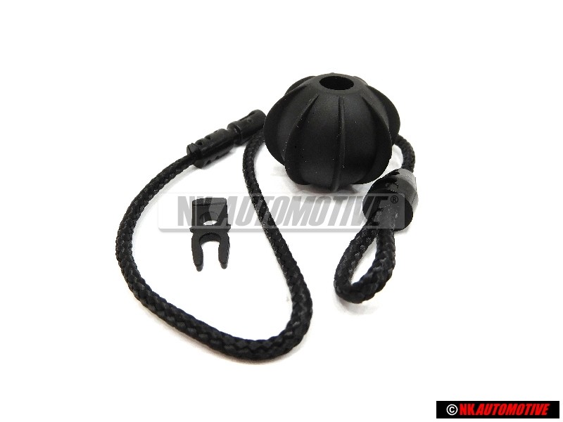 Original VW Holding Strap Satin Black - 1K8863447 9B9