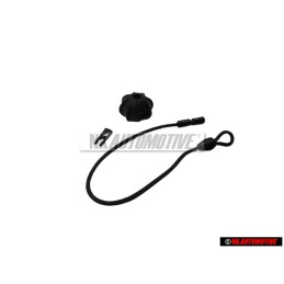 Original VW Holding Strap Satin Black - 1K8863447 9B9