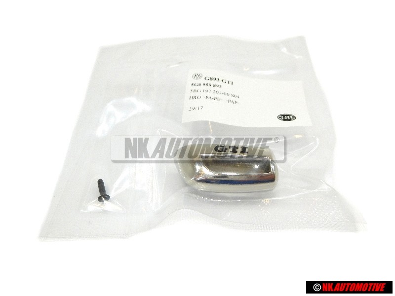 Original VW Cap Black Chrome - 5G0959893 FOD