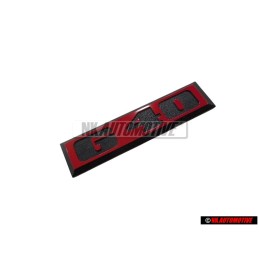 Original VW G40 Rear Badge Emblem Red - 871853750C