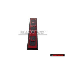 Original VW G40 Rear Badge Emblem Red - 871853750C